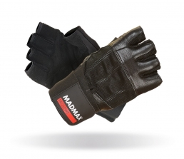 MADMAX Fitness rukavice PROFESSIONAL BLACK