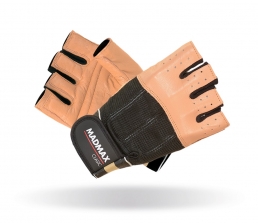 MADMAX Fitness rukavice CLASIC BROWN