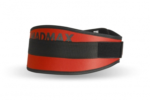 MADMAX Fitness opasek SIMPLY THE BEST red