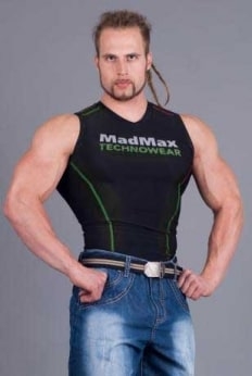 MADMAX Kompresní triko bez rukávů